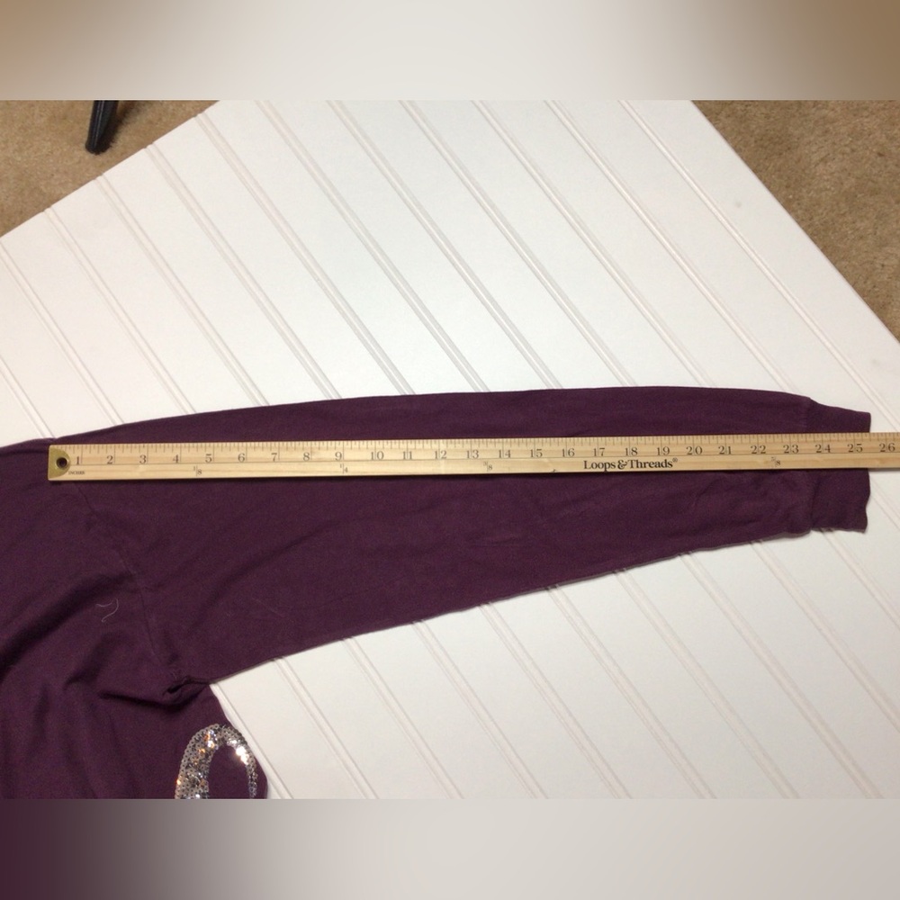 PINK Victoria's Secret Deep Purple Large Tee (0217) - Picture 6 of 6